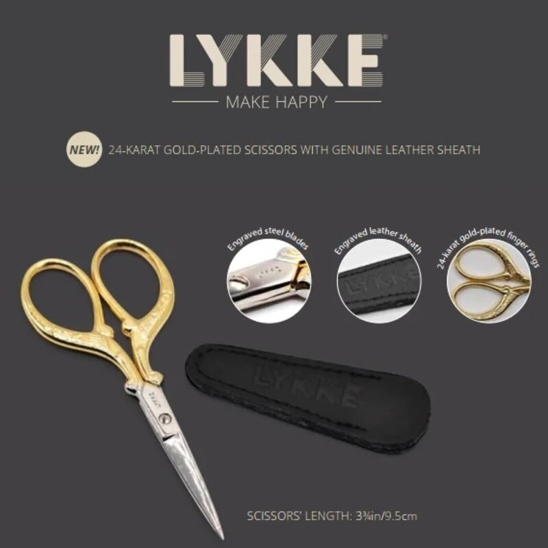 LYKKE LYKKE Gold Plated Embroidery Scissors