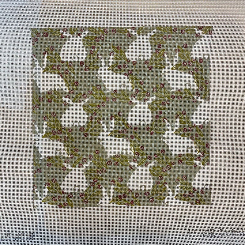 THE COLLECTION THE COLLECTION Needlepoint Rabbit Pillow