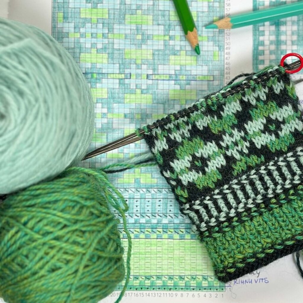 ALEKS BYRD ALEKS BRYD Color and Knit Mittens