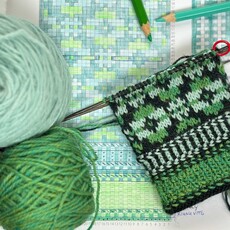 ALEKS BYRD ALEKS BRYD Color and Knit Mittens