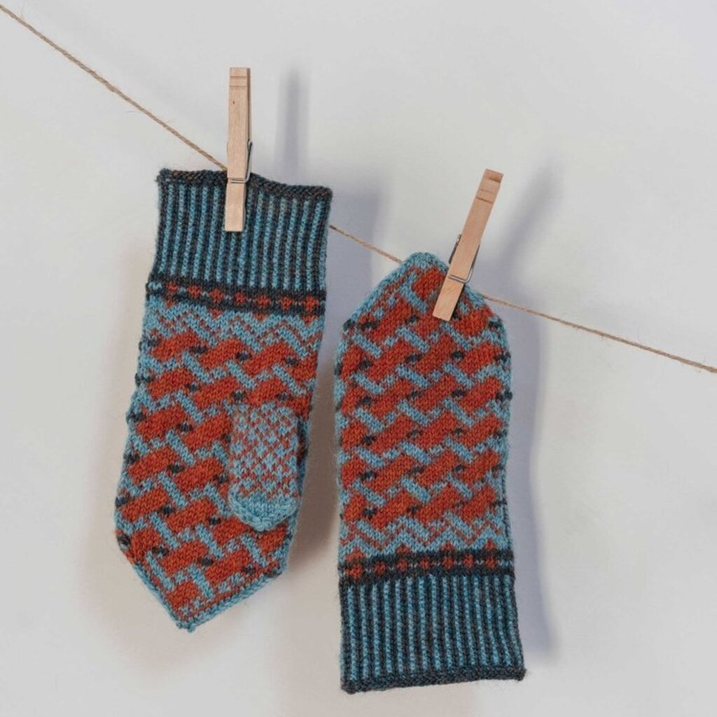 ALEKS BYRD ALEKS BRYD Color and Knit Mittens