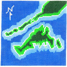 Ann Kaye Studio ANN KAYE STUDIO NE Island Coaster