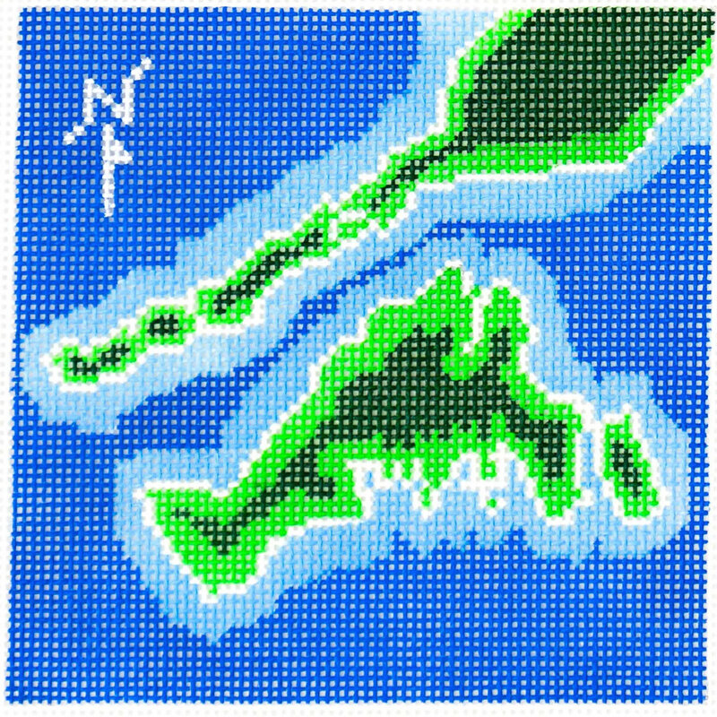 Ann Kaye Studio ANN KAYE STUDIO NE Island  Coaster