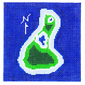 ANN KAYE STUDIO ANN KAYE STUDIO NE Island Coaster
