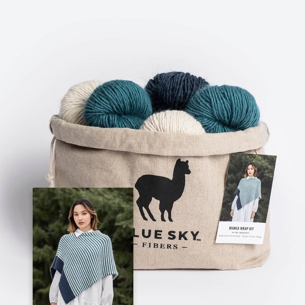 BLUE SKY FIBERS BLUE SKY FIBERS Bianca Wrap