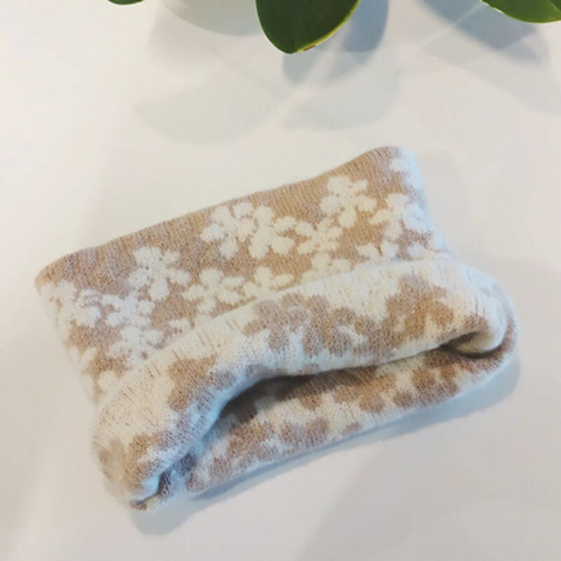 Magpie Knits MAGPIE KNITS Ladderback Jacquard Flutter Cowl