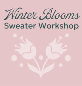 Magpie Knits MAGPIE KNITS Winter Blooms Ladderback Jacquard