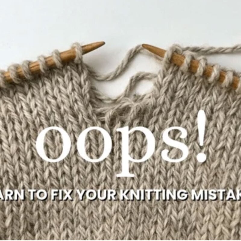 Magpie Knits MAGPIE KNITS Oops How do I Fix That reading your Knitting 3/8