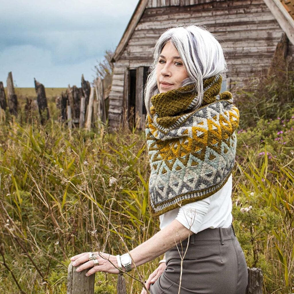 Lichen and Lace LICHEN AND LACE Knitting Kits: Artus Shawl