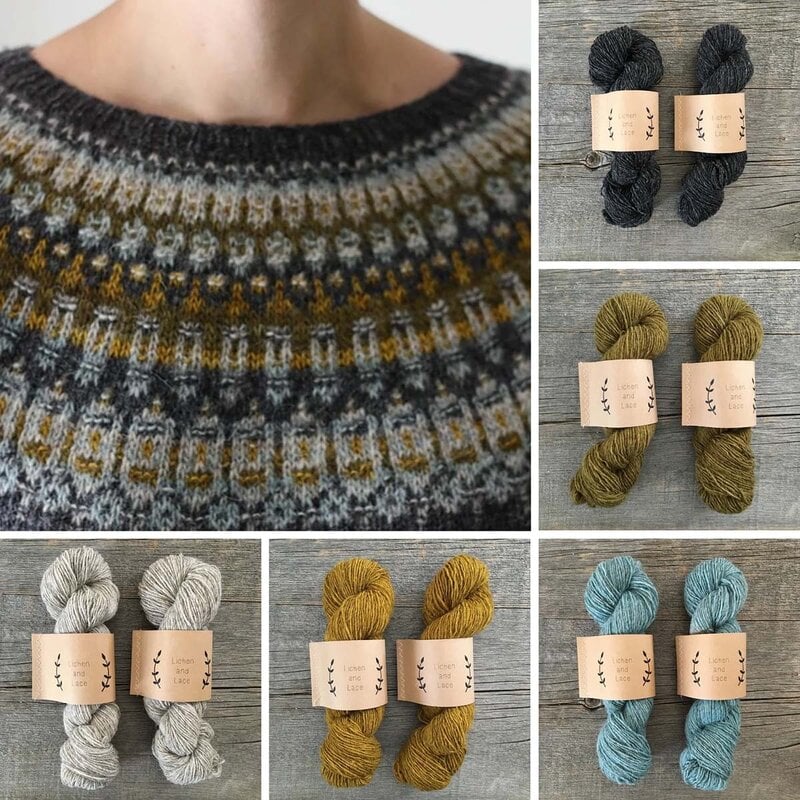 Lichen and Lace LICHEN AND LACE Knitting Kits: Lunenburg 35-42