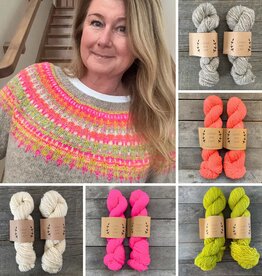 Lichen and Lace LICHEN AND LACE Knitting Kits: Bright Lunenburg 35-42