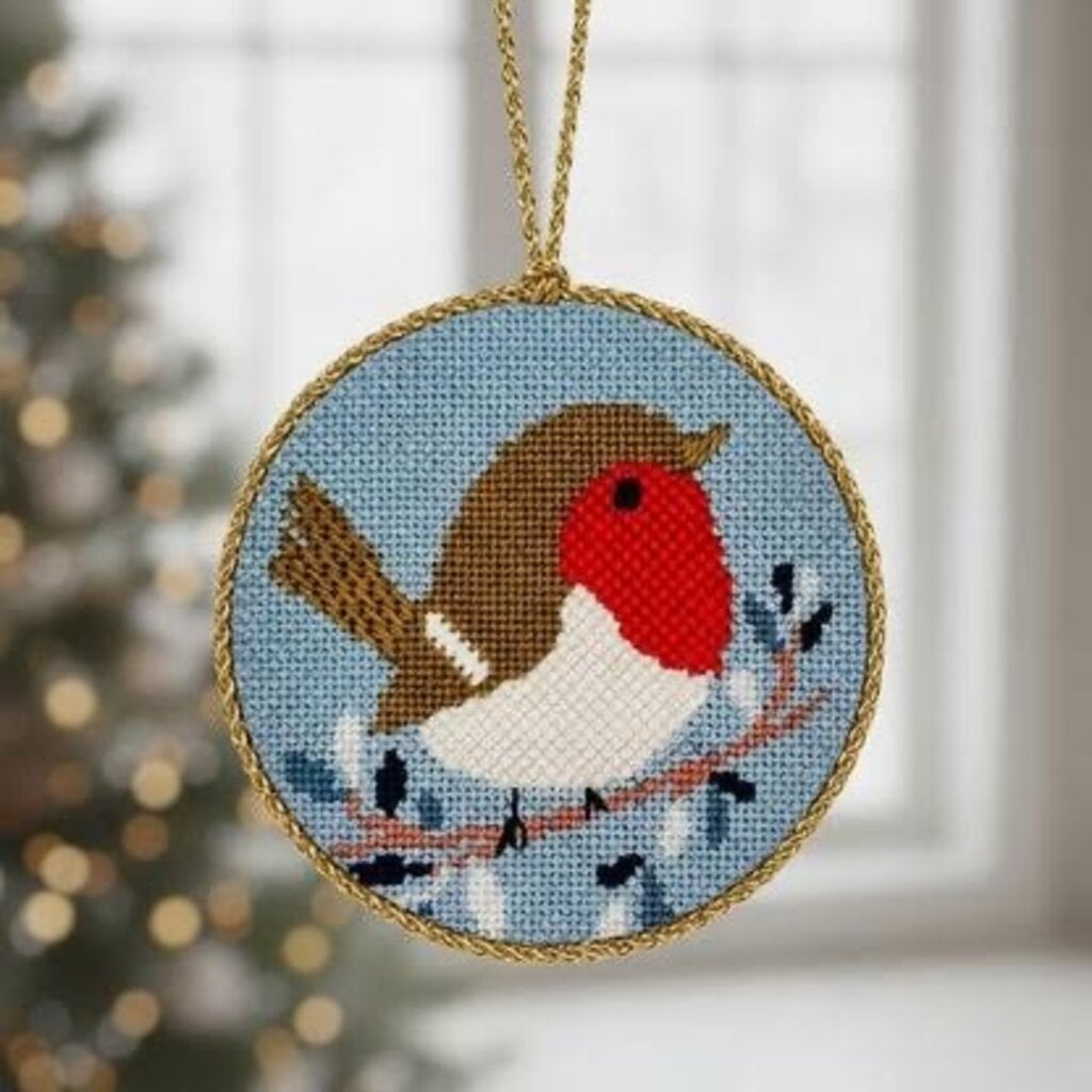 Magpie Knits MAGPIE KNITS Needlepoint Circle Ornament Finishing