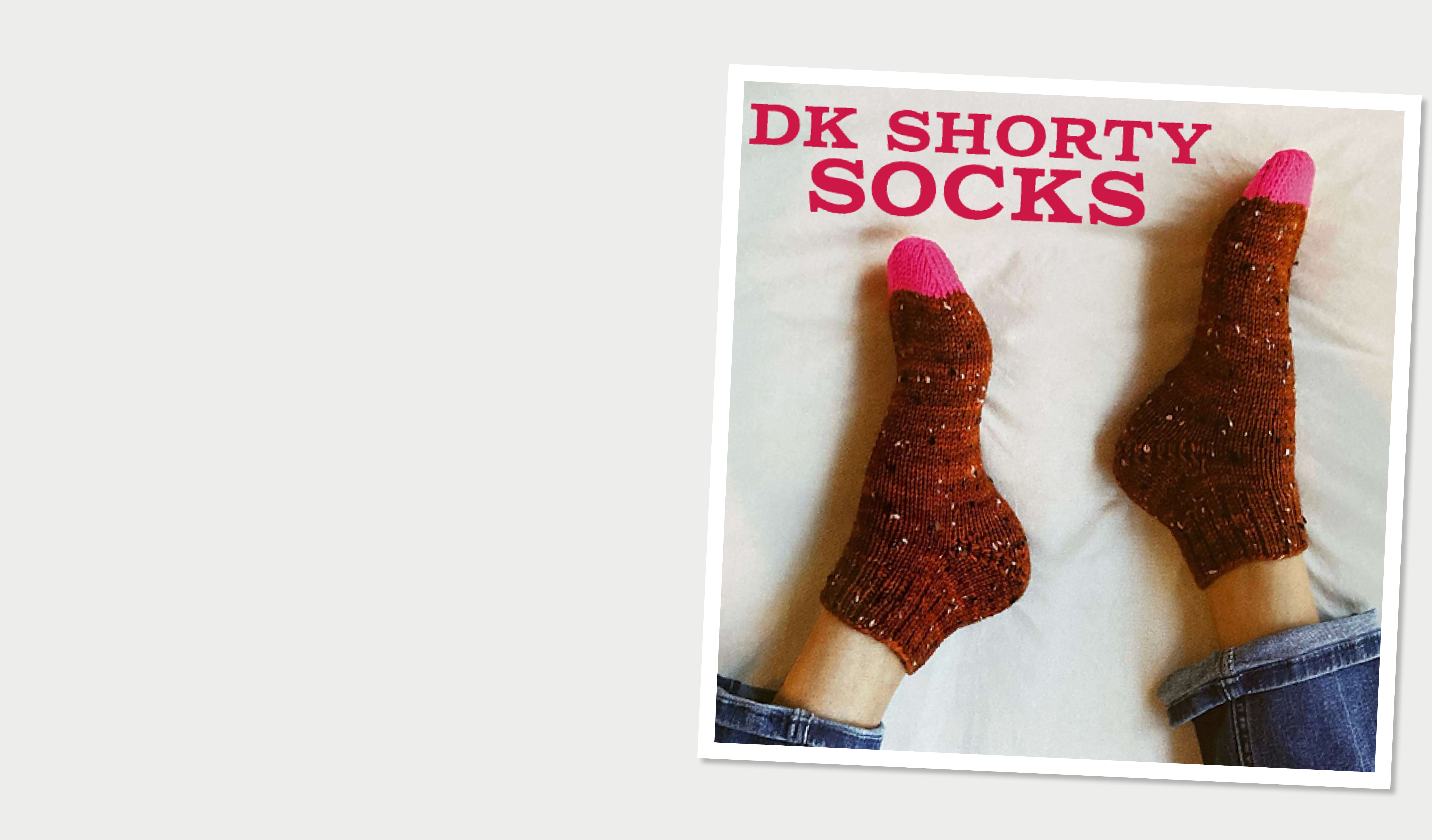 Knit socks that actually fit! Join Jane to knit the beloved Shorty DK Socks by Summer Lee