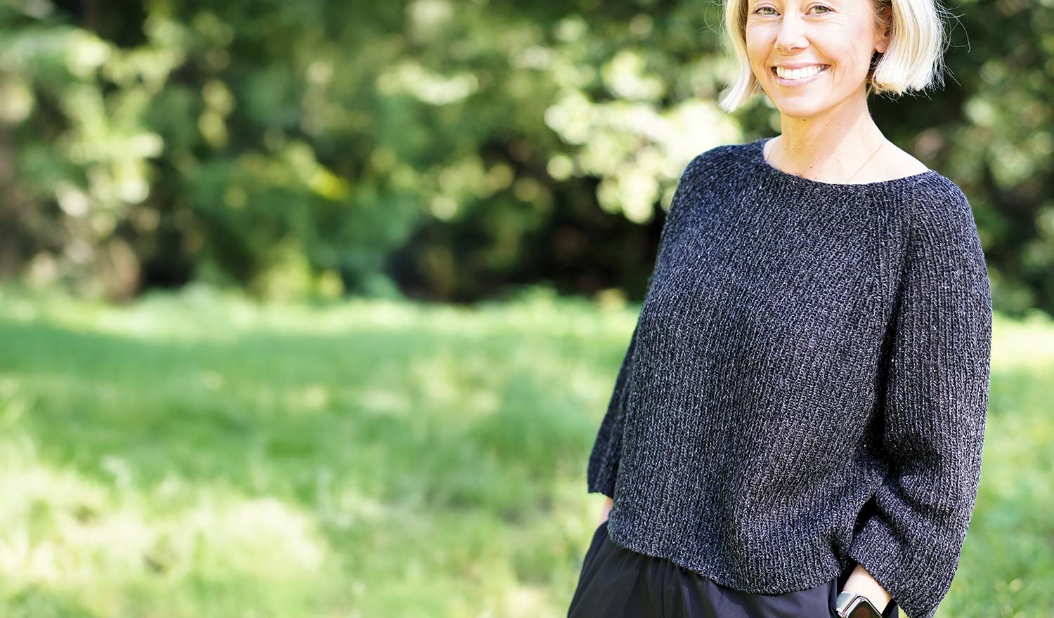 A Springtime Favorite: Britt-Marie Brehmer’s Kiki Sweater in ITO Kinu and ITO So Asa