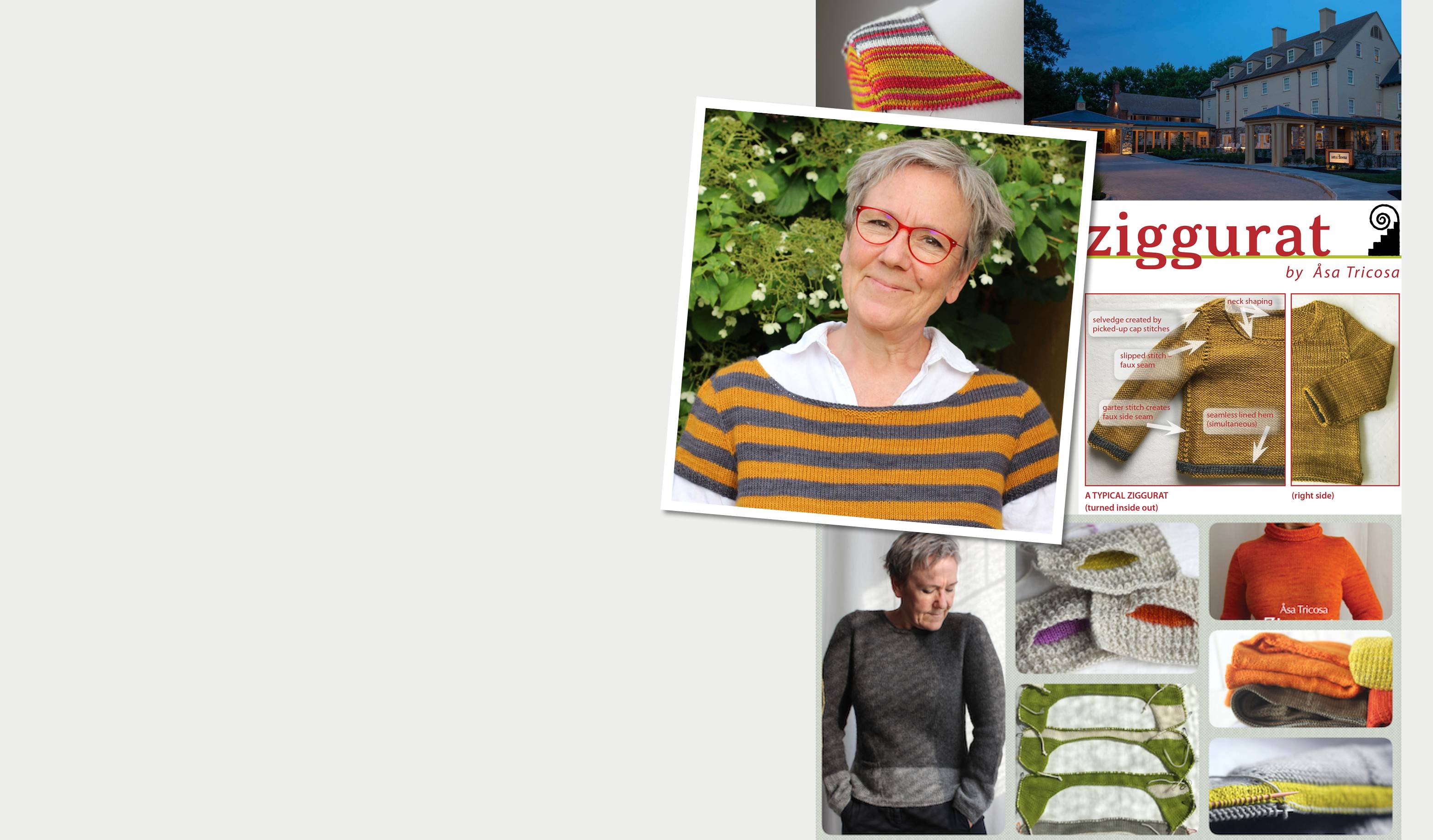  Åsa Soderman, author of Ziggurat Knitting, is coming to Magpie Knits! Join us May 8 — May 9! 