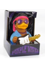 Purple Waves Rubber Duck