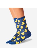 Women's Rubber Duck Crew Socks - Blue