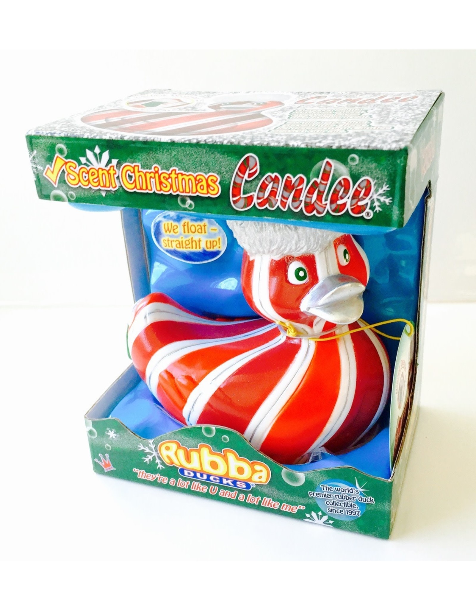 Candee - CandyCane Rubber Duck