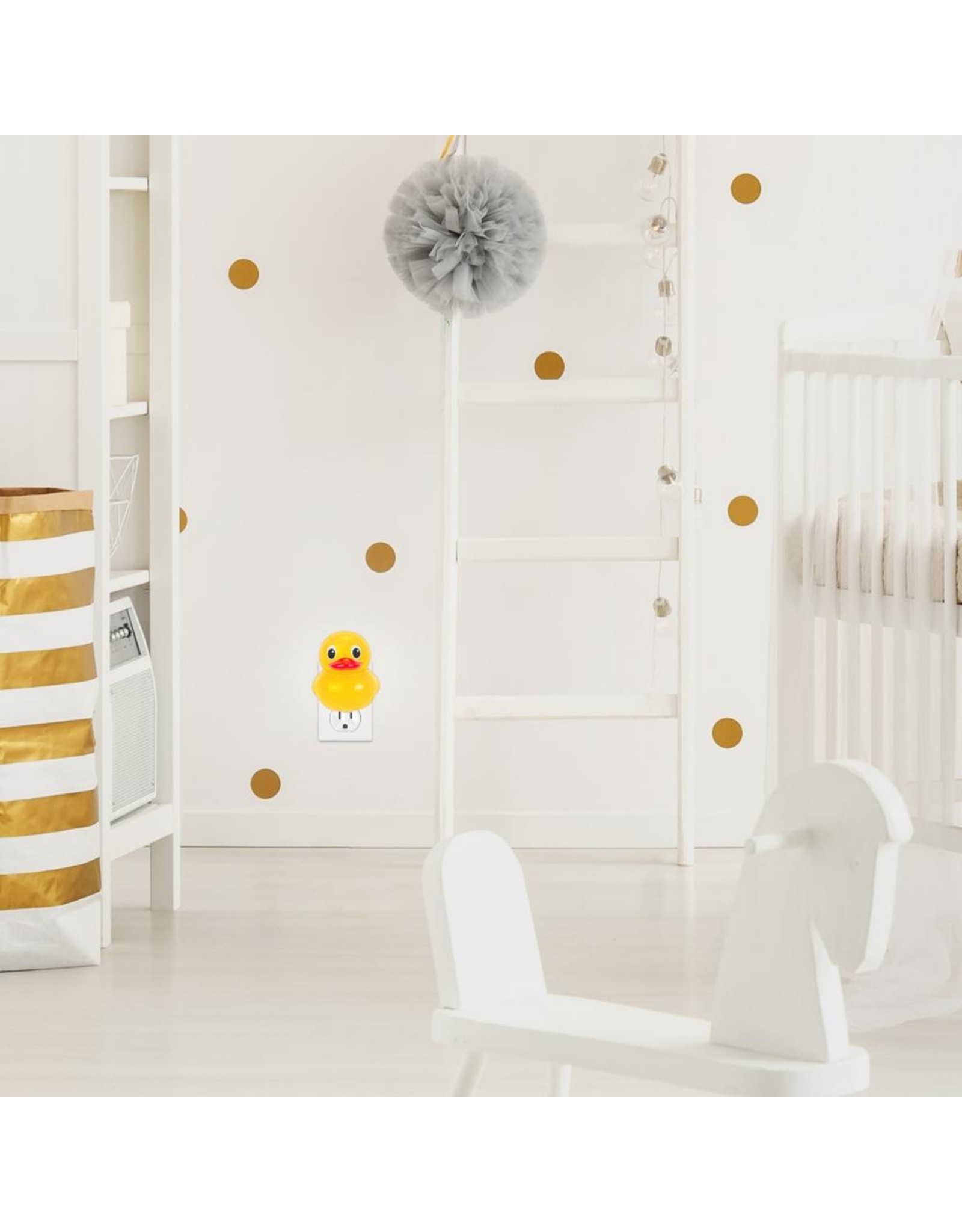 LED Automatic Rubber Duck Night Light