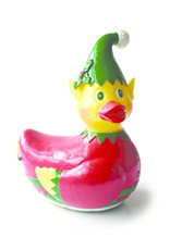 Tinsel the Christmas Elf Rubber Duck