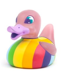 Rainbow - Glow in the Dark Rubber Duck