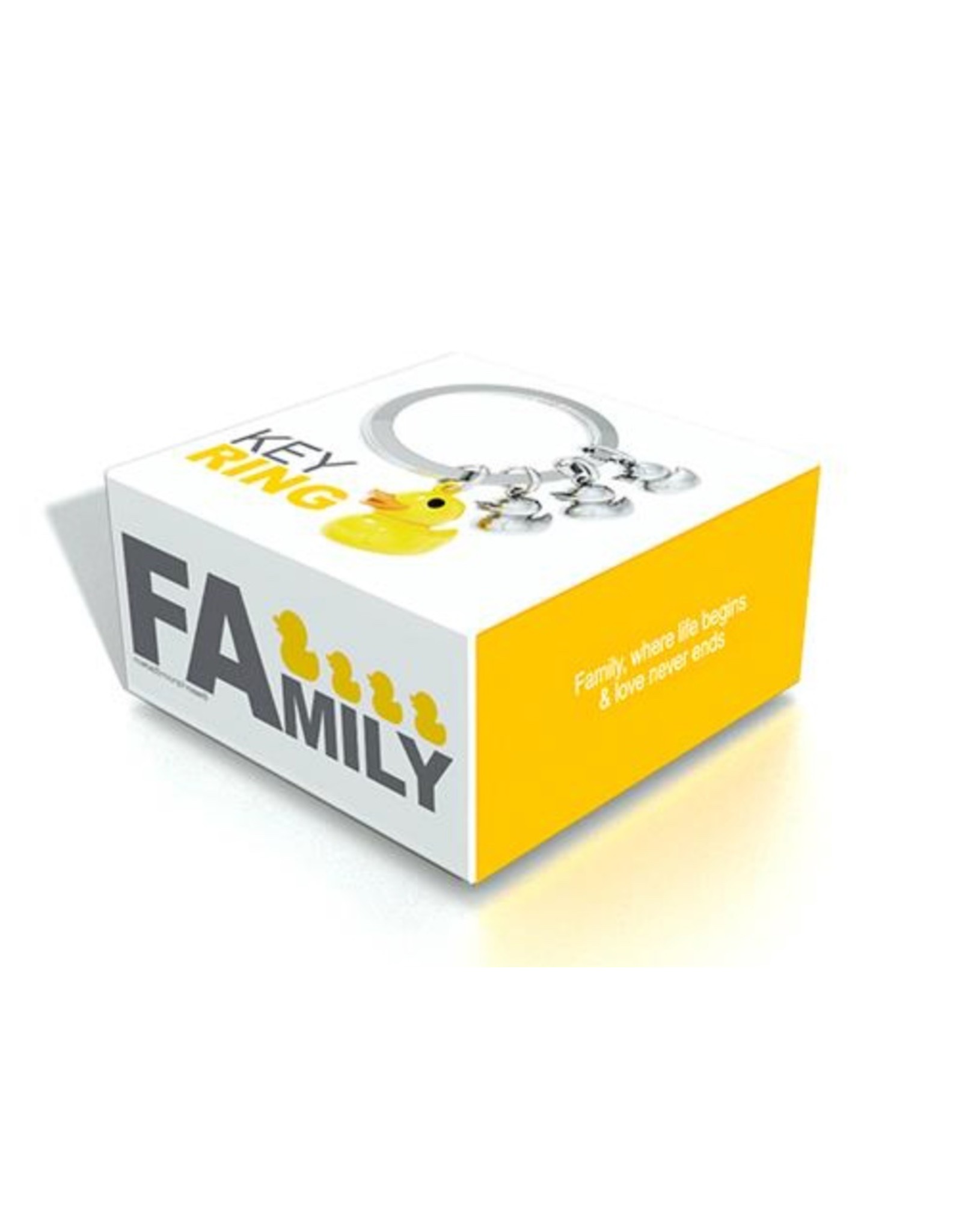 Porte-clés  famille de canards / Rubber Duck Family Key Ring