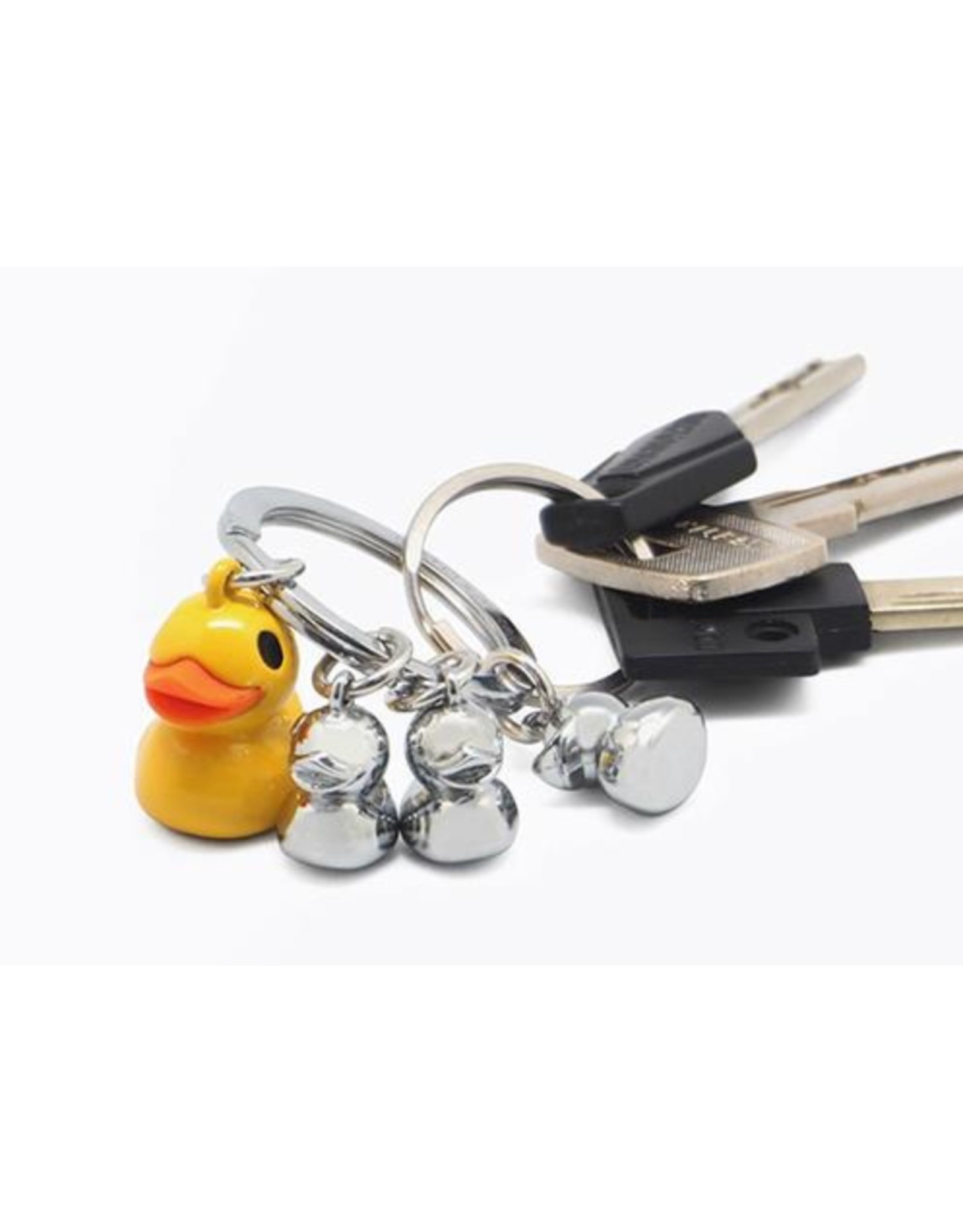 Porte-clés  famille de canards / Rubber Duck Family Key Ring