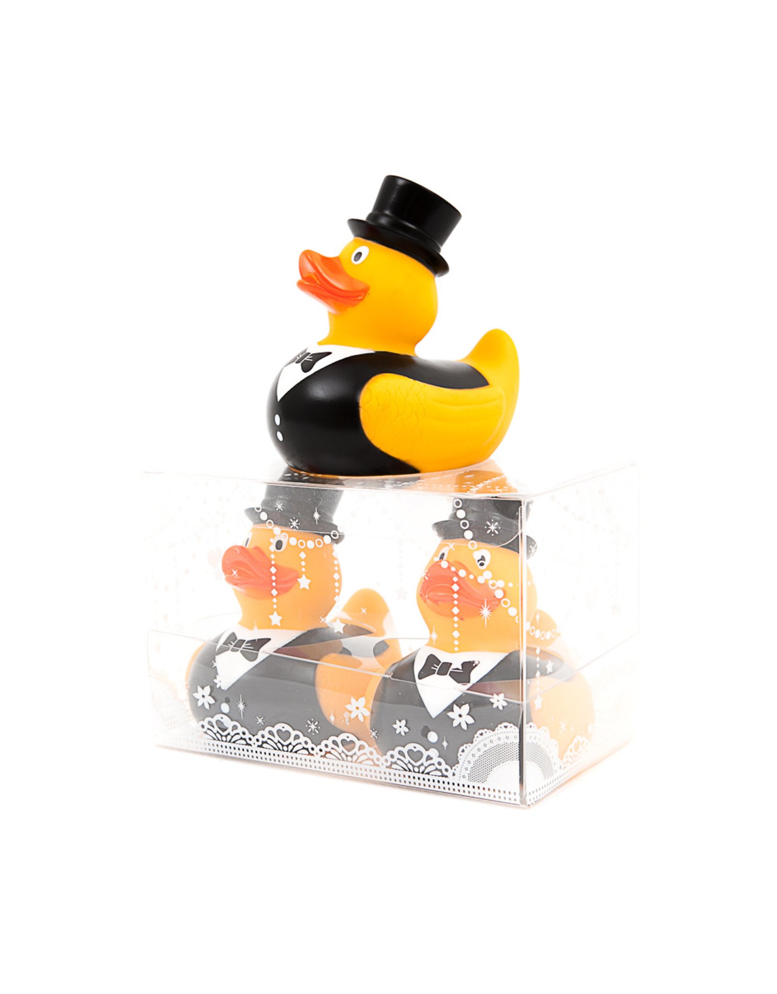 Just Ducks Own Groom & Groom Rubber Duck Set