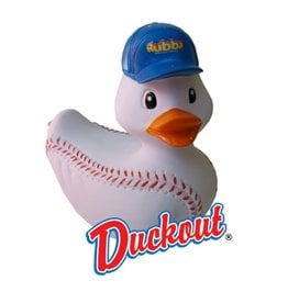 Duckout the Baseball Rubber Duck