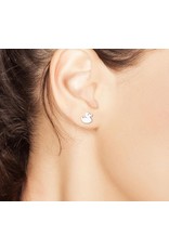 Boucles d'oreilles en forme de canard - argent