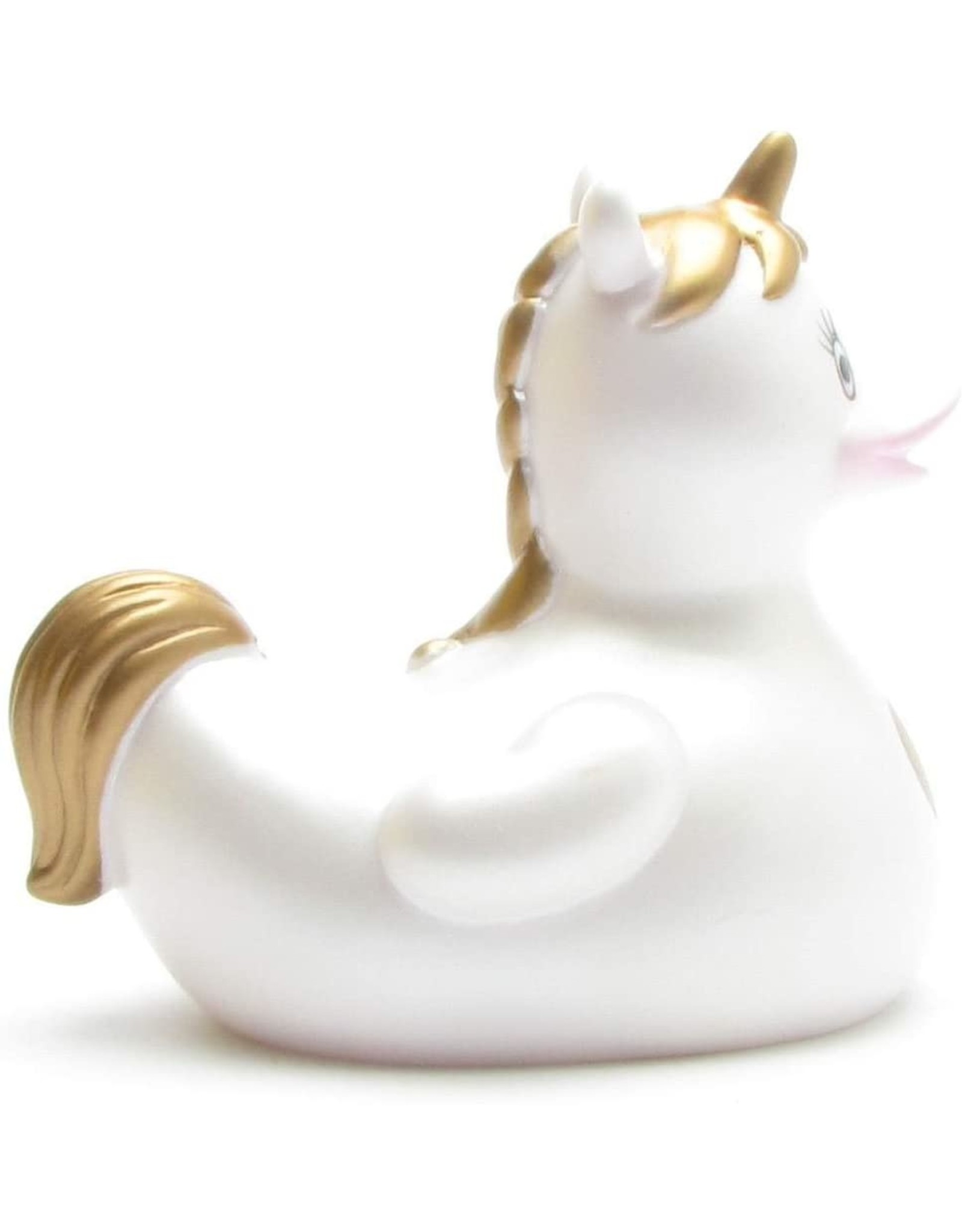 Unicorn Heart Golden Rubber Duck