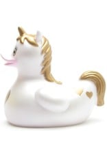 Unicorn Heart Golden Rubber Duck