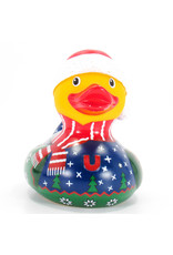Canard tricot de Noël