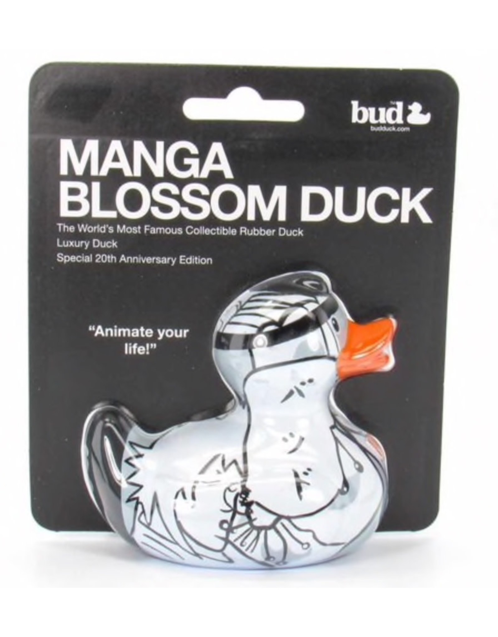 Canard les fleurs de manga