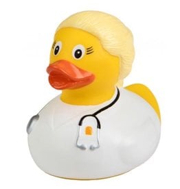 Blonde Doctor Rubber Duck