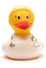 Blonde Doctor Rubber Duck