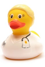 Blonde Doctor Rubber Duck