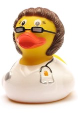 Brunette Doctor Rubber Duck