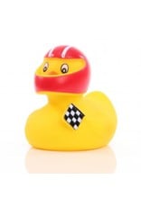 Racecar Driver with Helmet Rubber Duck