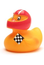 Racecar Driver with Helmet Rubber Duck