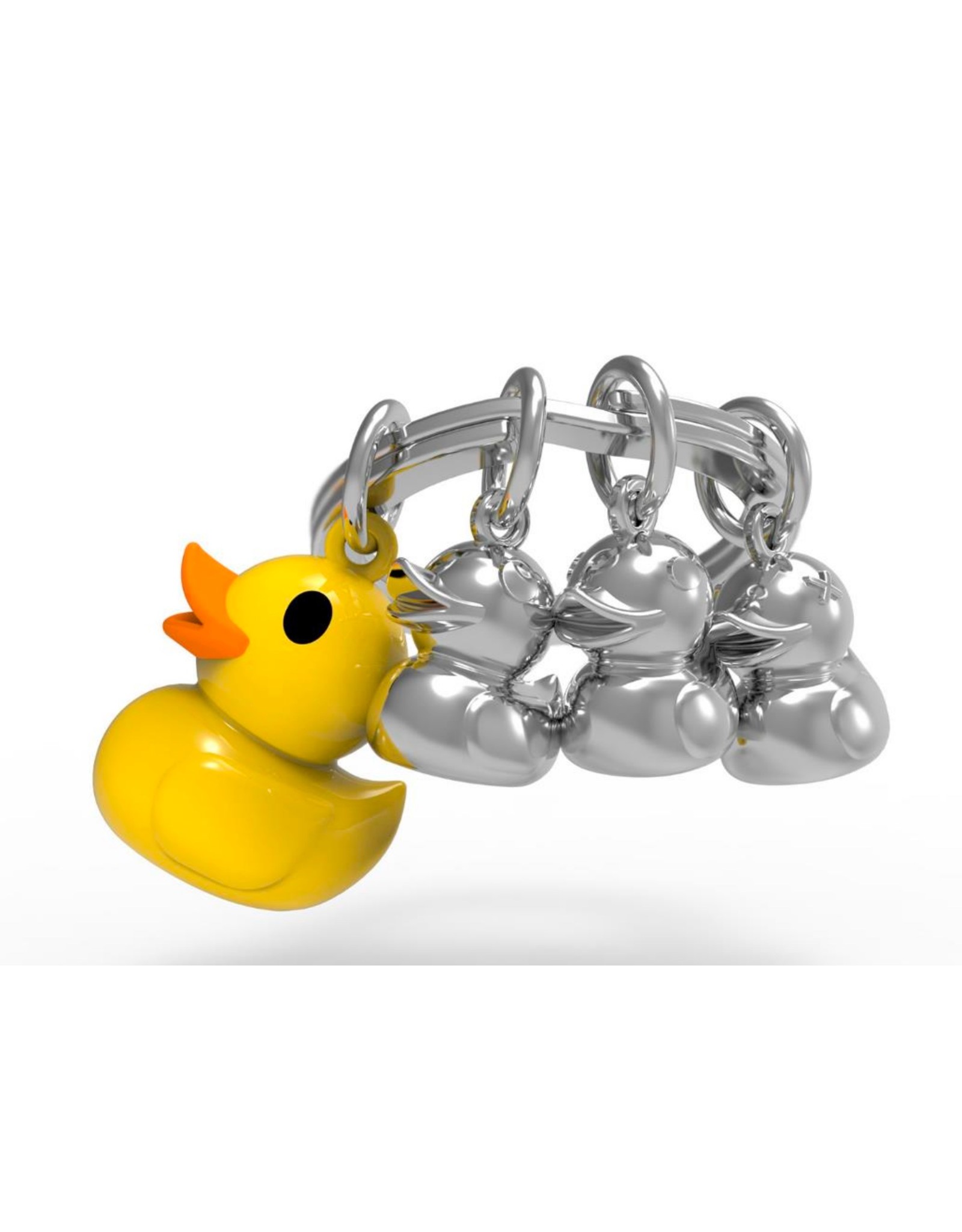 Porte-clés  famille de canards / Rubber Duck Family Key Ring