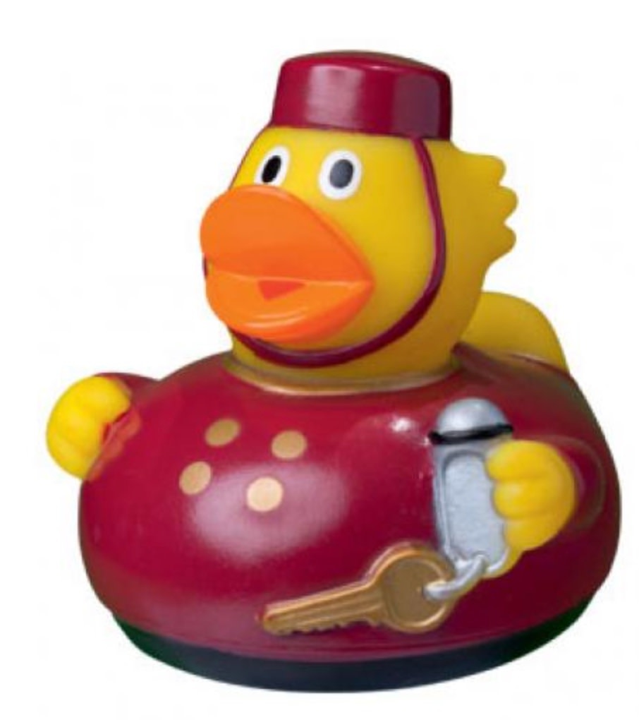 Bell Boy Rubber Duck