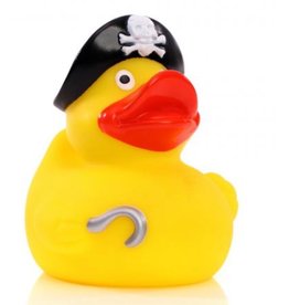 Canard  Pirate avec Crochet et Chapeau Tête de Mort