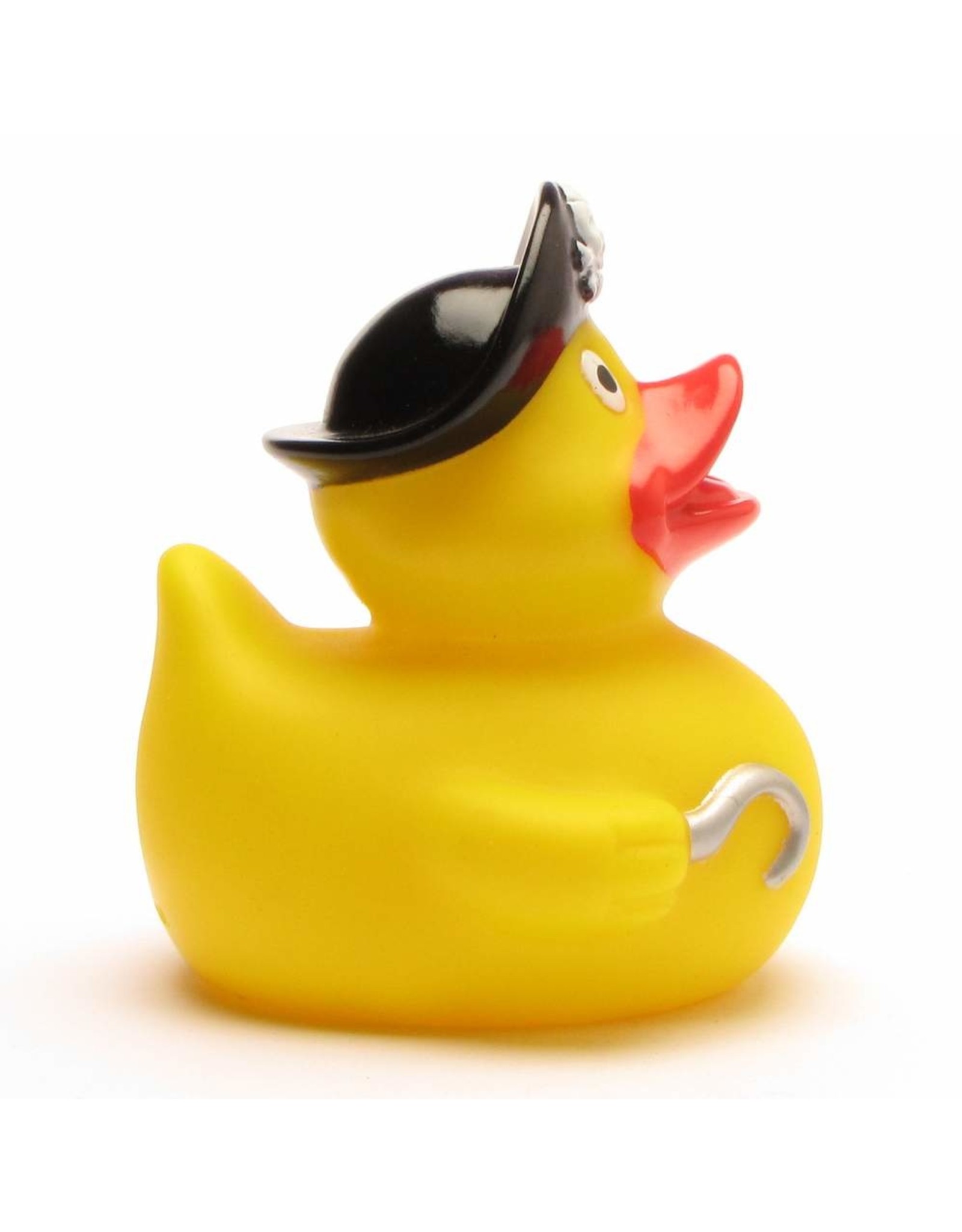 Pirate Rubber Duck with Hook & Skull Hat