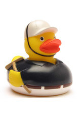 Polo Player Rubber Duck