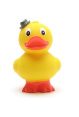 Standing Top Hat Rubber Duck