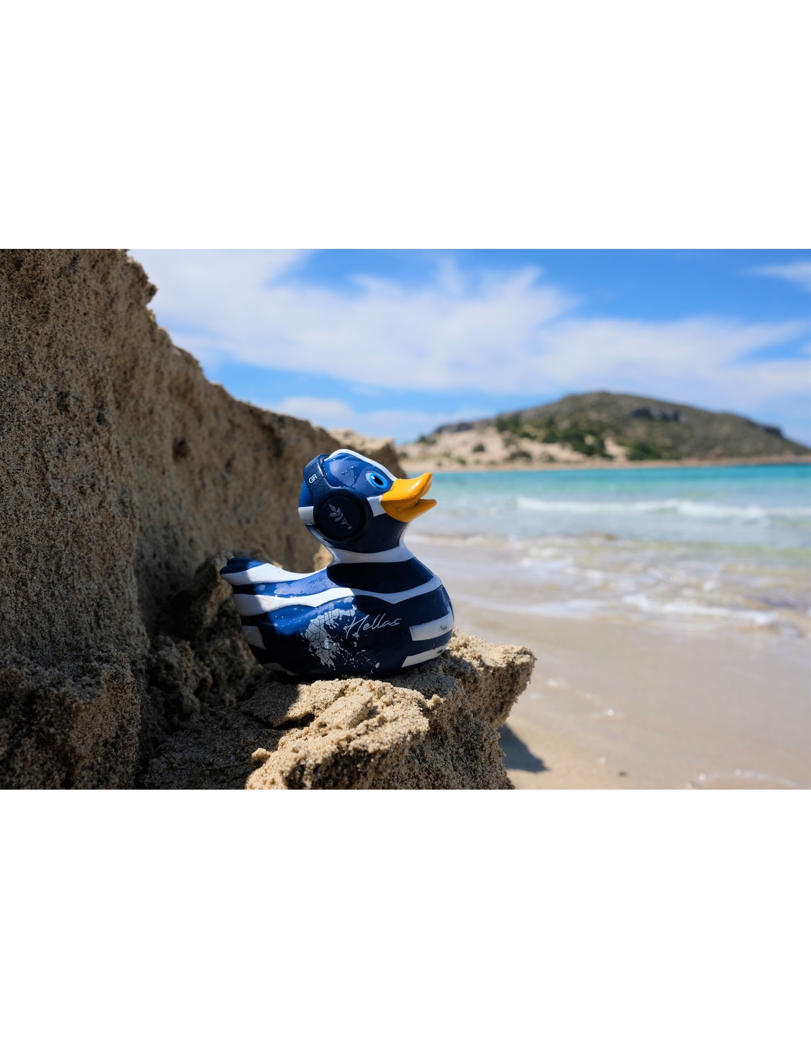 Illusions Hellas - Greek Flag Rubber Duck