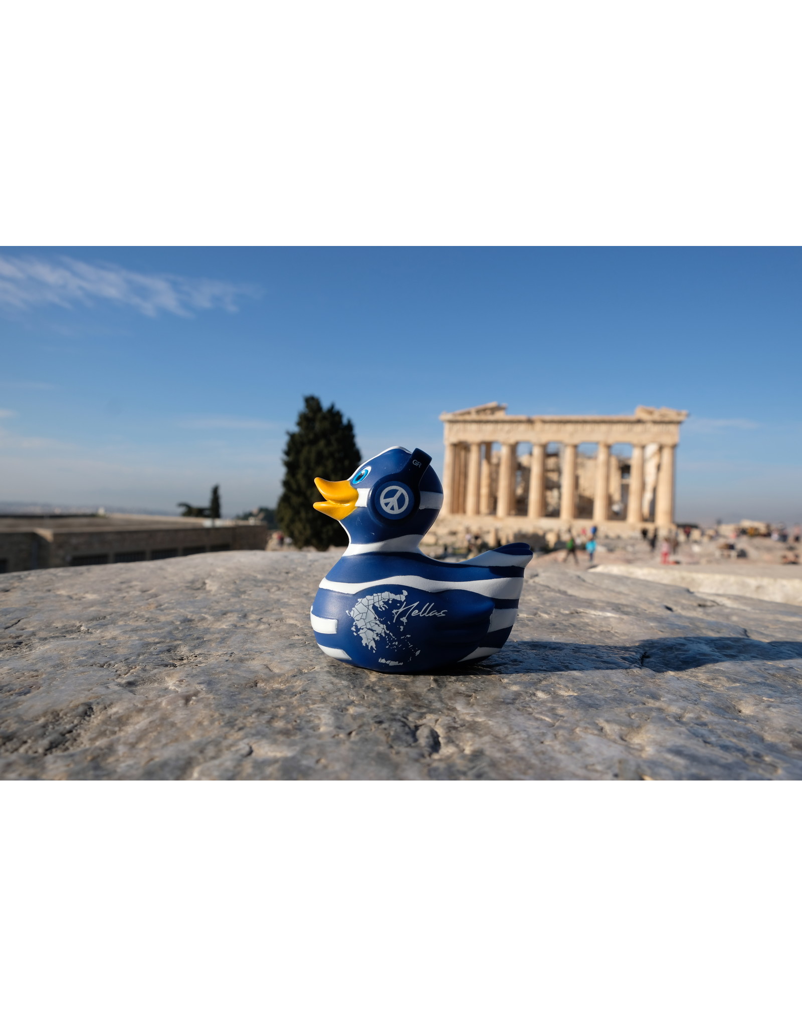 Illusions Hellas - Greek Flag Rubber Duck