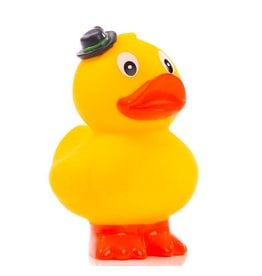 Standing Top Hat Rubber Duck