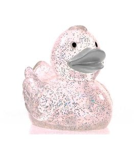 Glitter Rubber Duck with Silver Beak